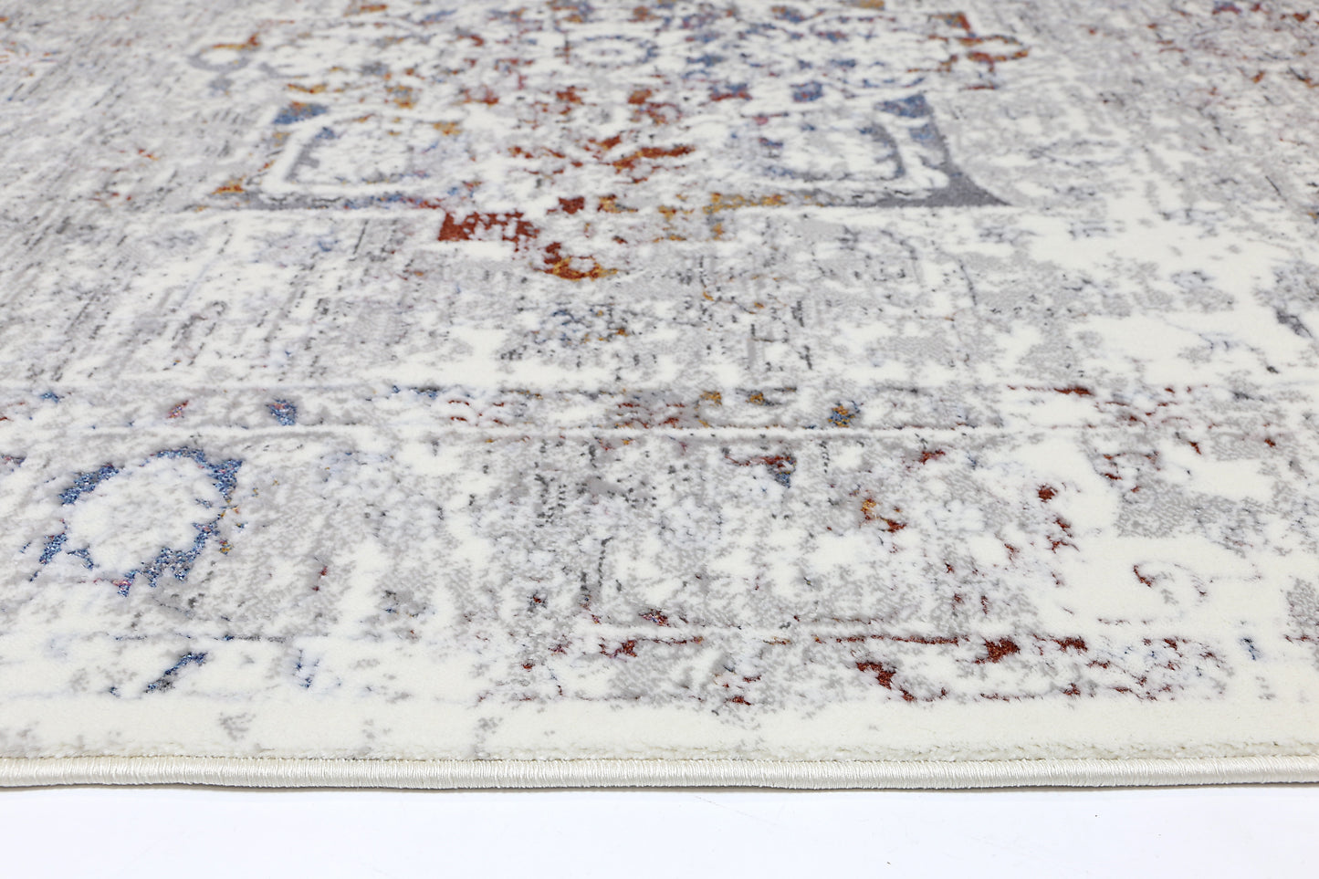 Evara Classic Vintage Grey Multi Rug