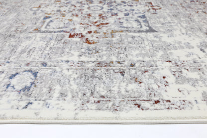 Evara Classic Vintage Grey Multi Rug