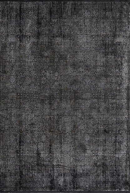 Mykonos Distressed Oriental Pewter Rug