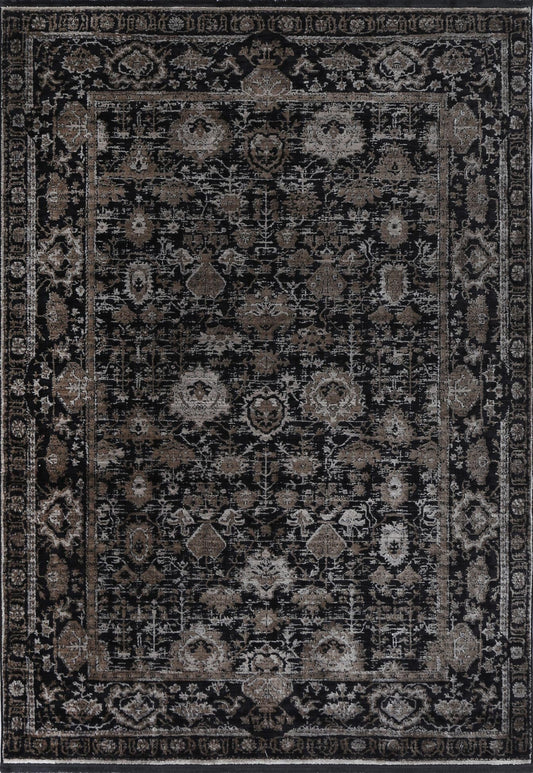 Mykonos Vintage Oriental Pewter Rug