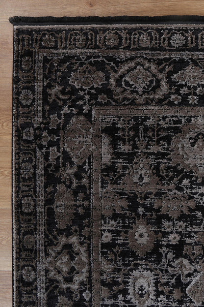 Mykonos Vintage Oriental Pewter Rug