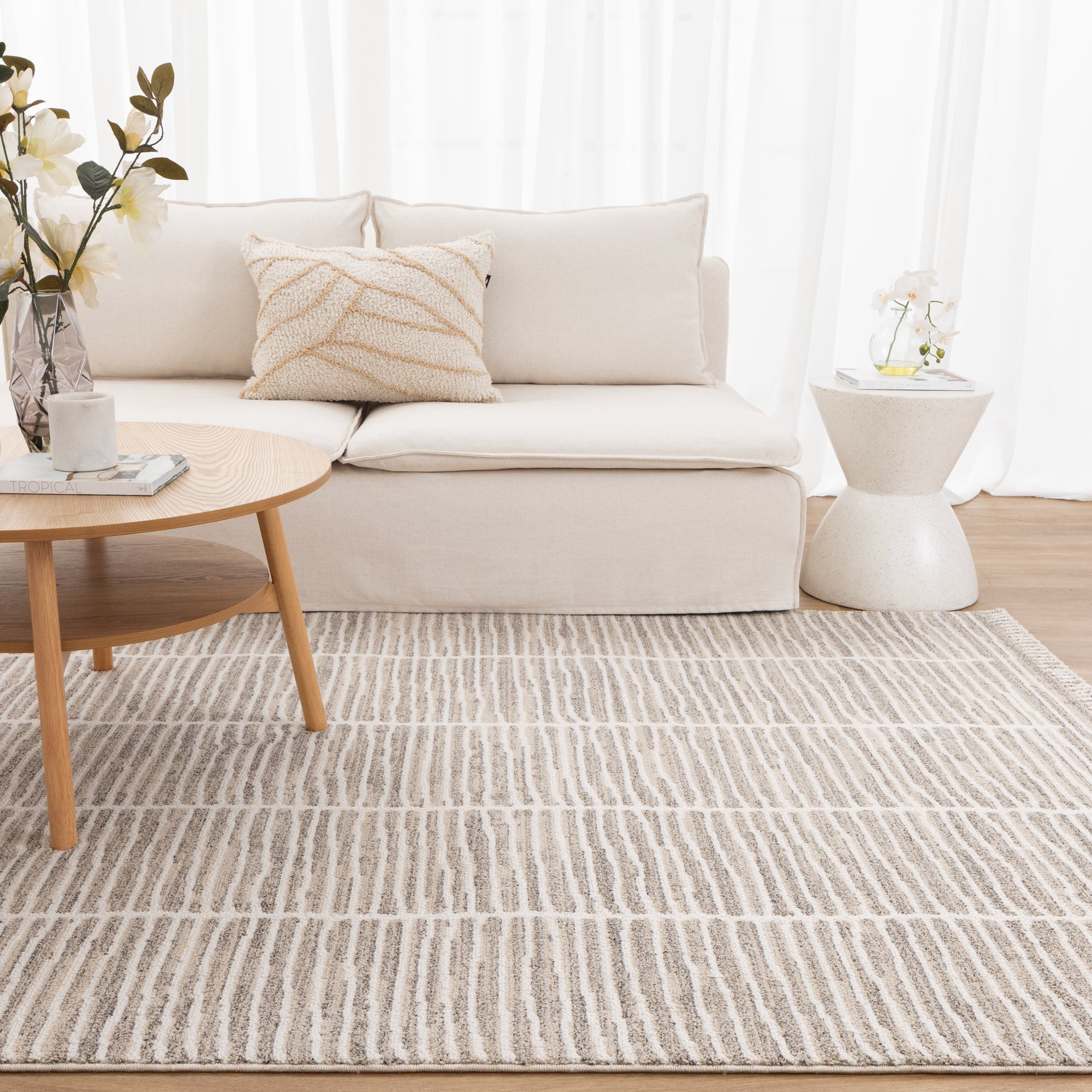 Cresta Scandi Beige Rug - C109