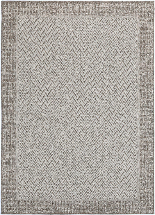 Brenna Weiss Natural Boarder Rug