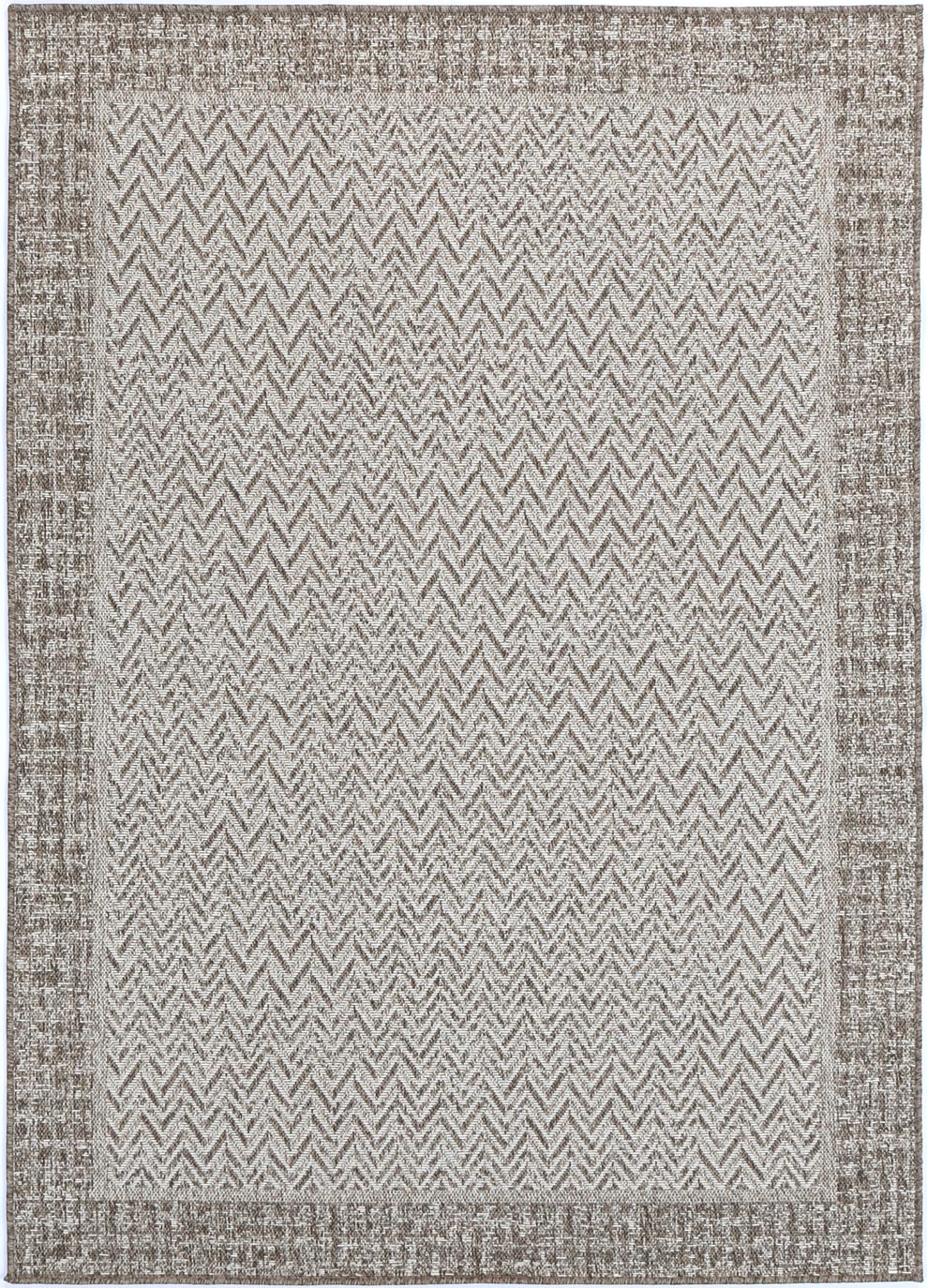 Brenna Weiss Natural Boarder Rug