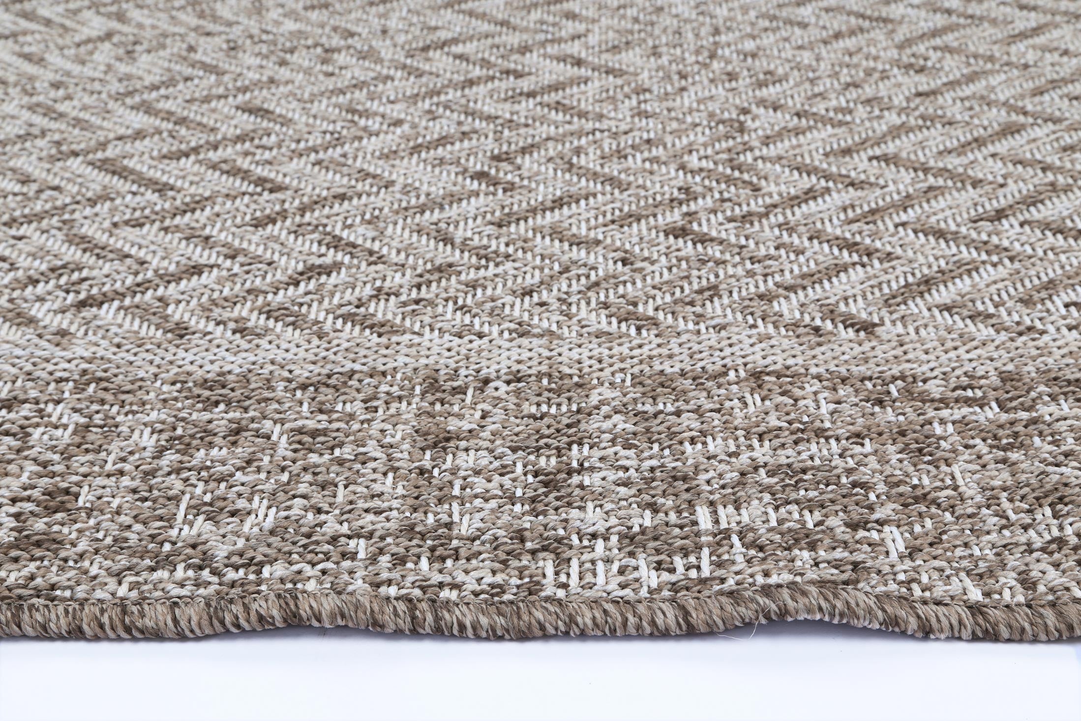 Brenna Weiss Natural Boarder Rug