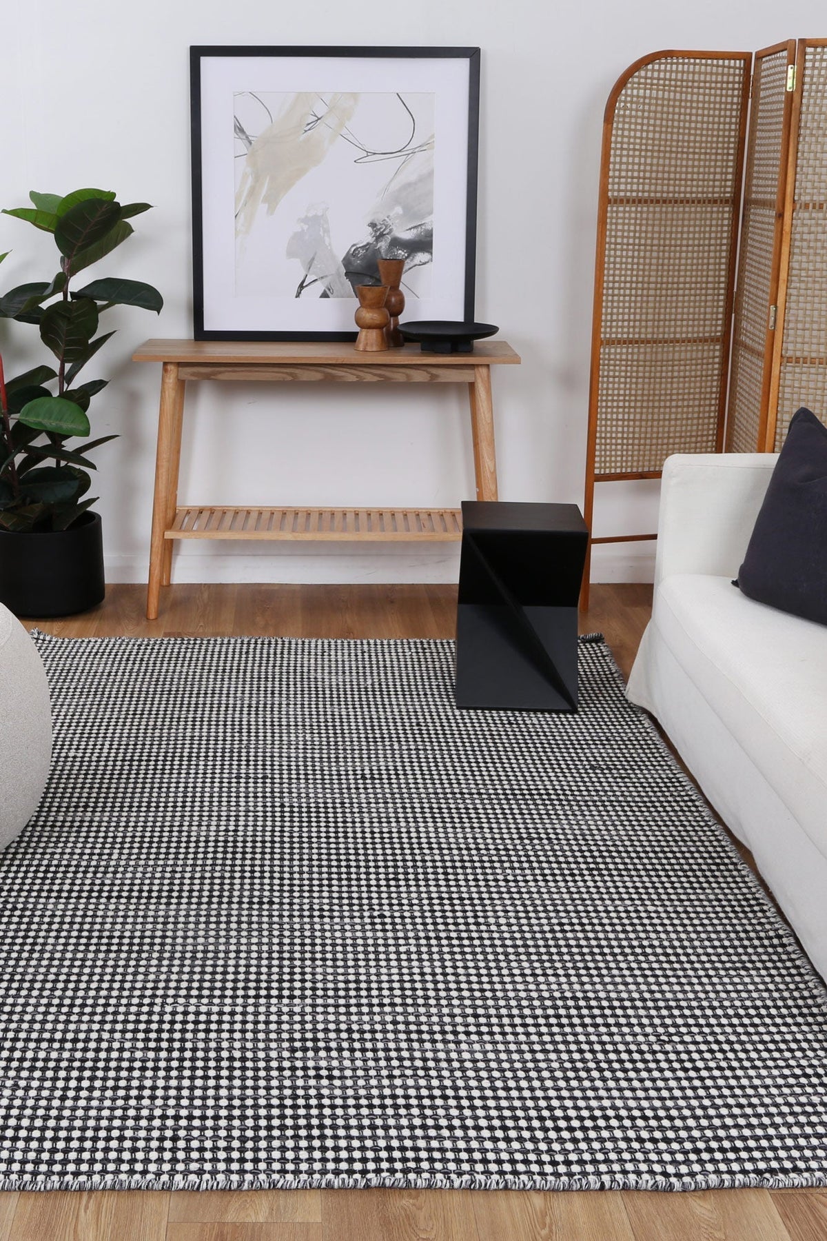 Elsinore Charcoal Reversible Wool Rug