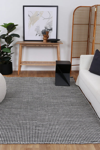 Elsinore Charcoal Reversible Wool Rug
