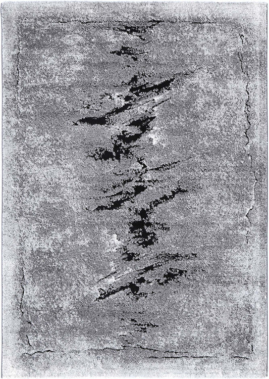 Celestia Geode Grey Plush Rug