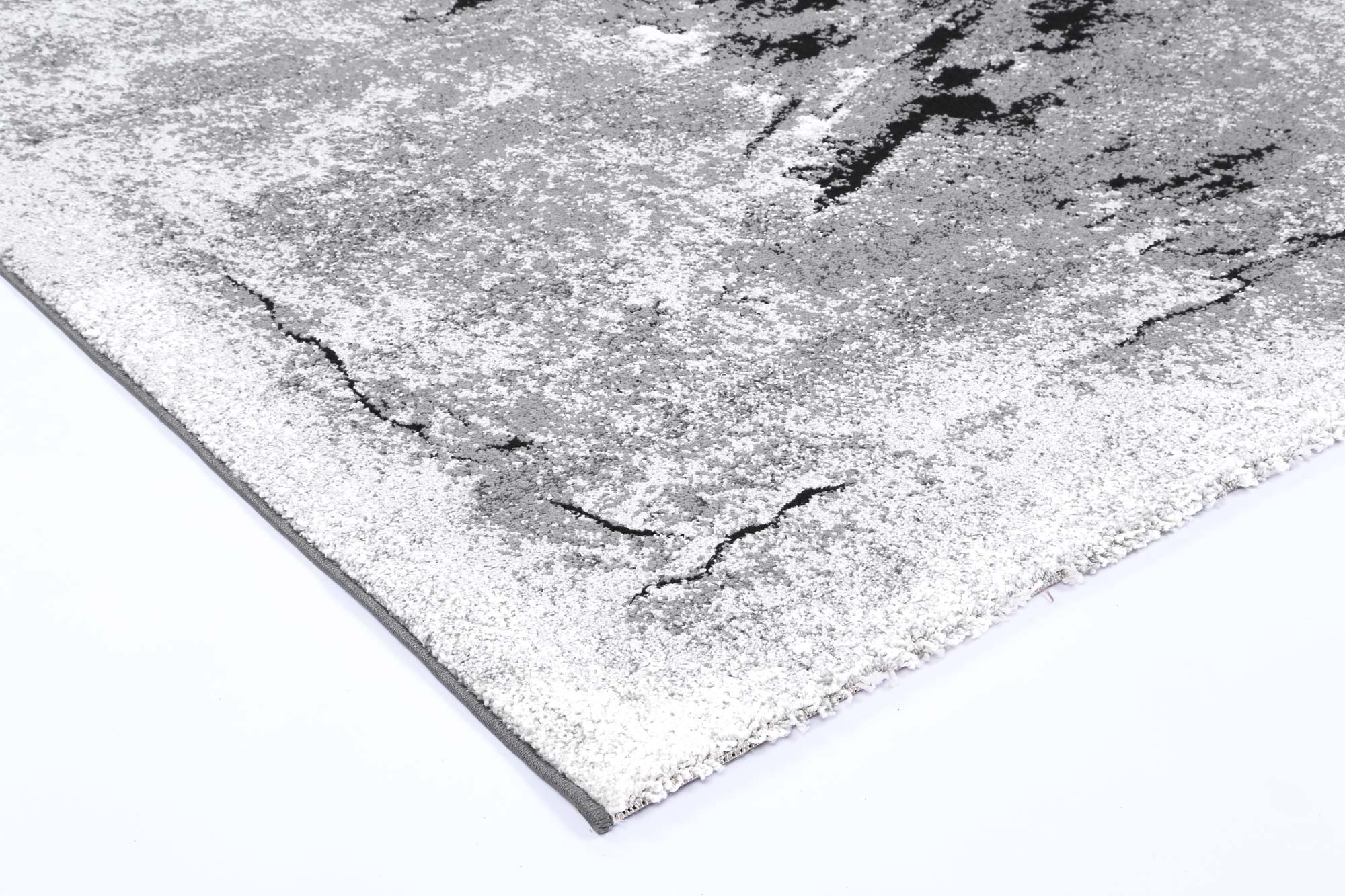 Celestia Geode Grey Plush Rug