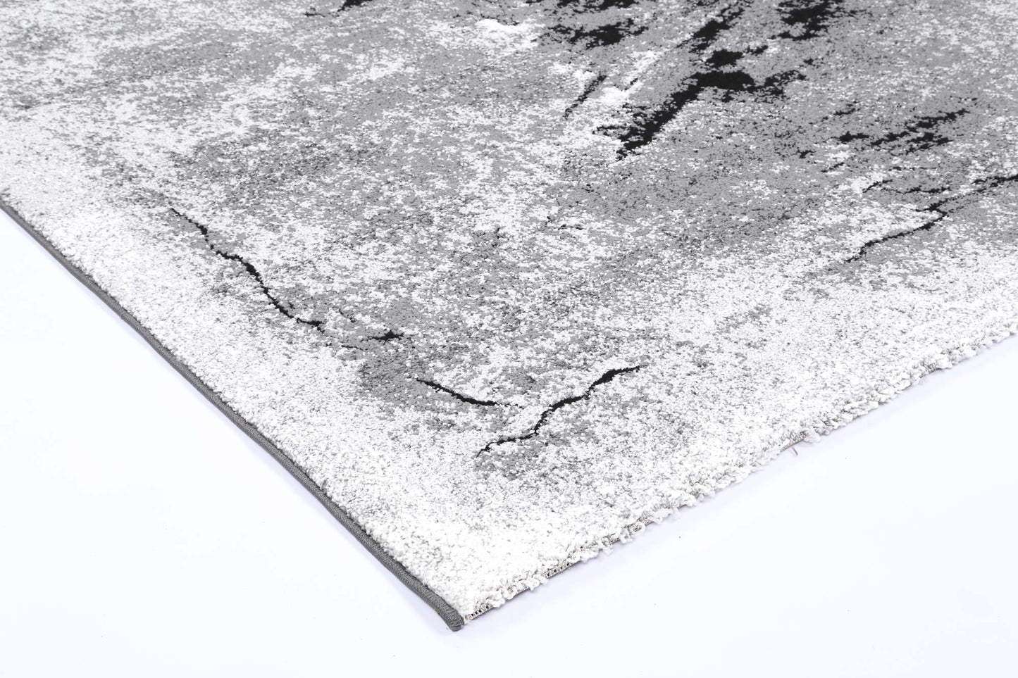 Celestia Geode Grey Plush Rug