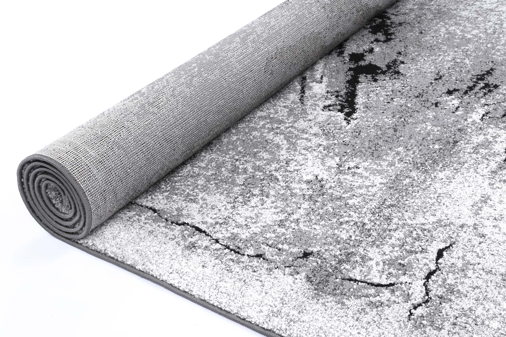 Celestia Geode Grey Plush Rug