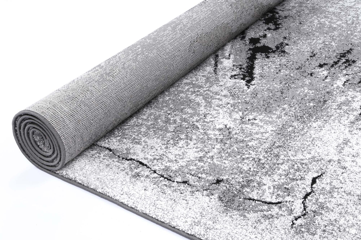 Celestia Geode Grey Plush Rug