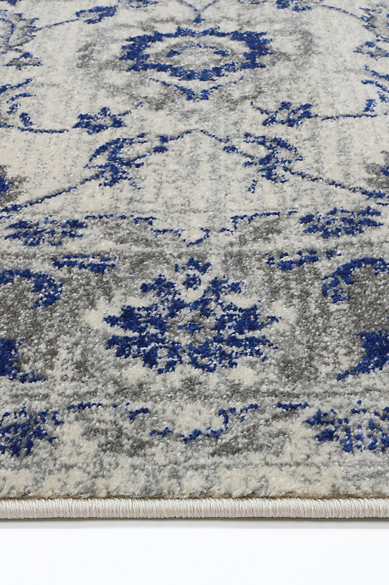 Evadne Cassandra Blue & Ivory Rug