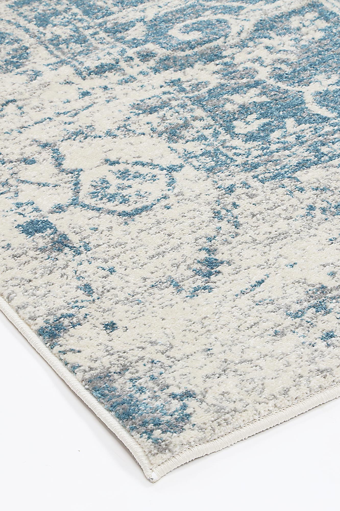 Evadne Audrey Ivory & Blue Rug