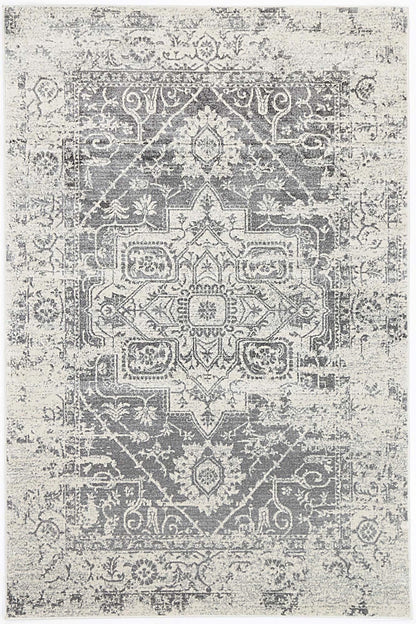 Evadne Audrey Ivory & Grey Rug