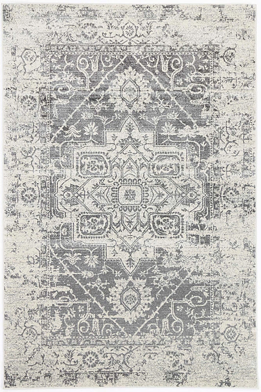 Evadne Audrey Ivory & Grey Rug
