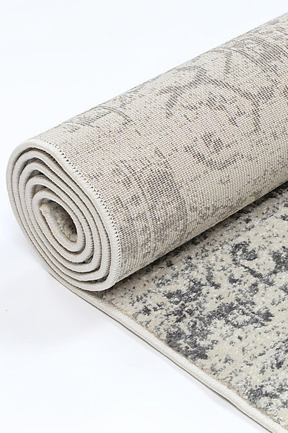 Evadne Audrey Ivory & Grey Rug