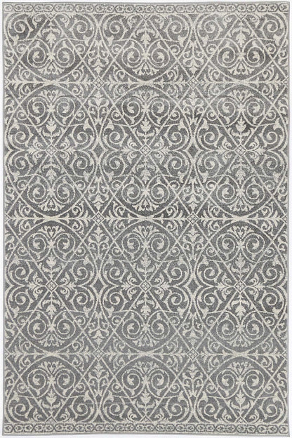 Evadne Katherine Grey & Ivory Rug