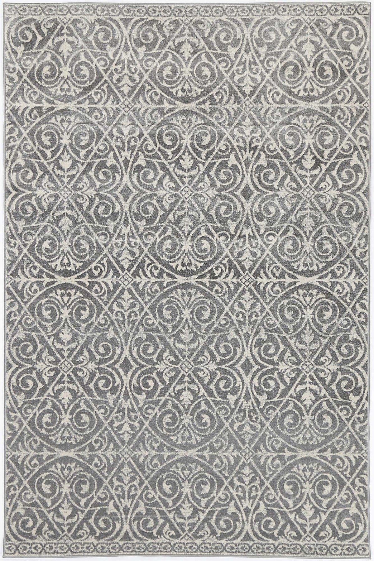 Evadne Katherine Grey & Ivory Rug