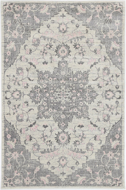 Evadne Madeleine Grey & Ivory Rug