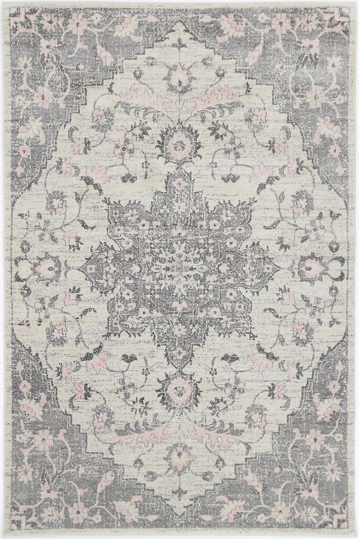 Evadne Madeleine Grey & Ivory Rug