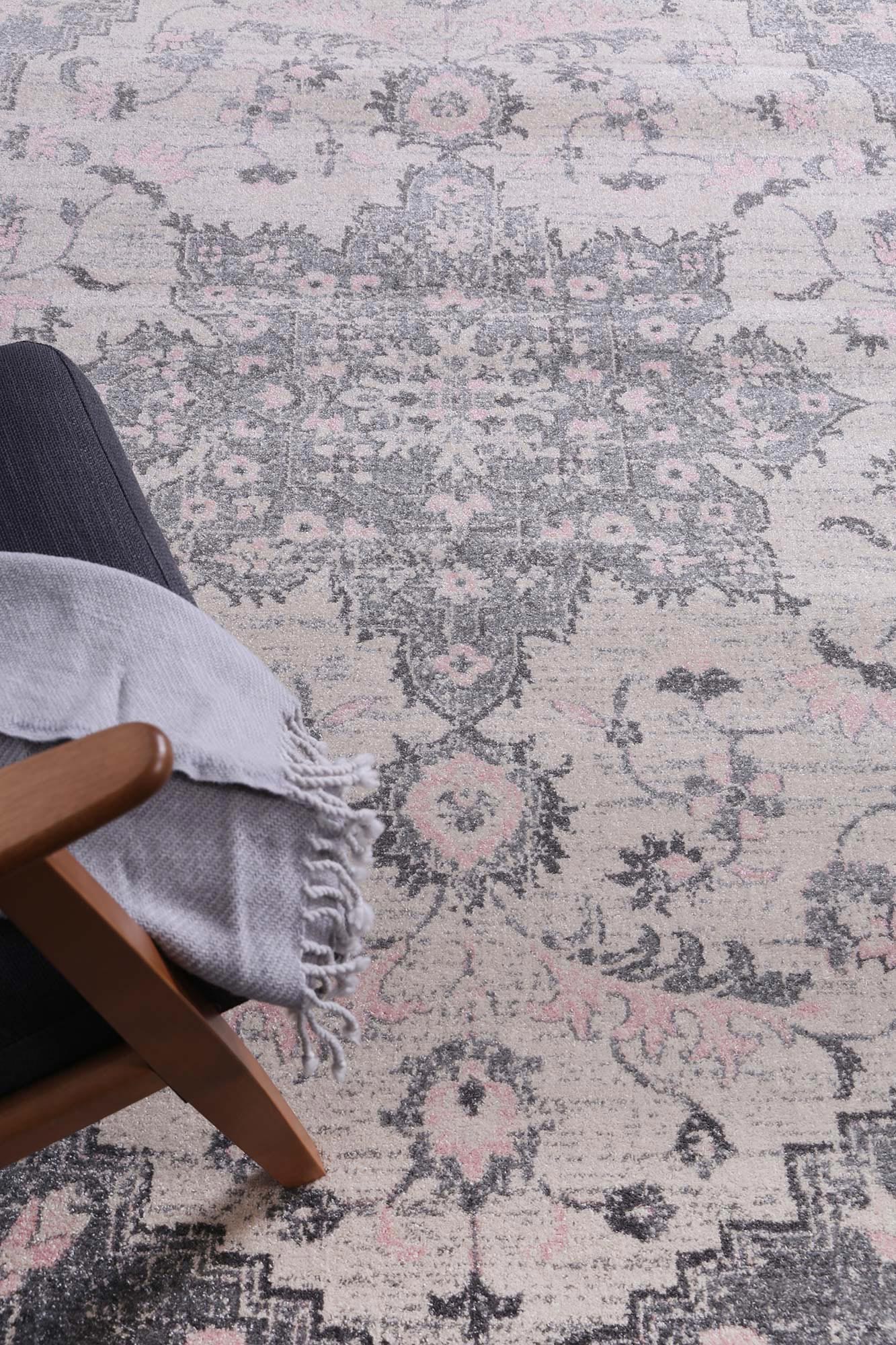 Evadne Madeleine Grey & Ivory Rug