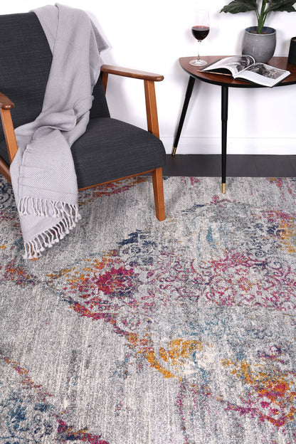 Evadne Ornate Multi-Coloured Rug