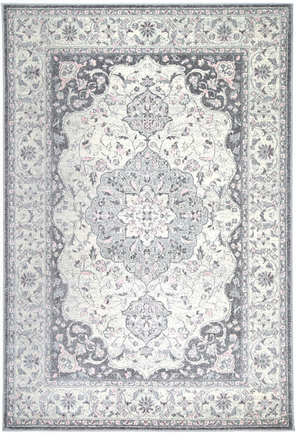 Evadne Traditional Grey Rug