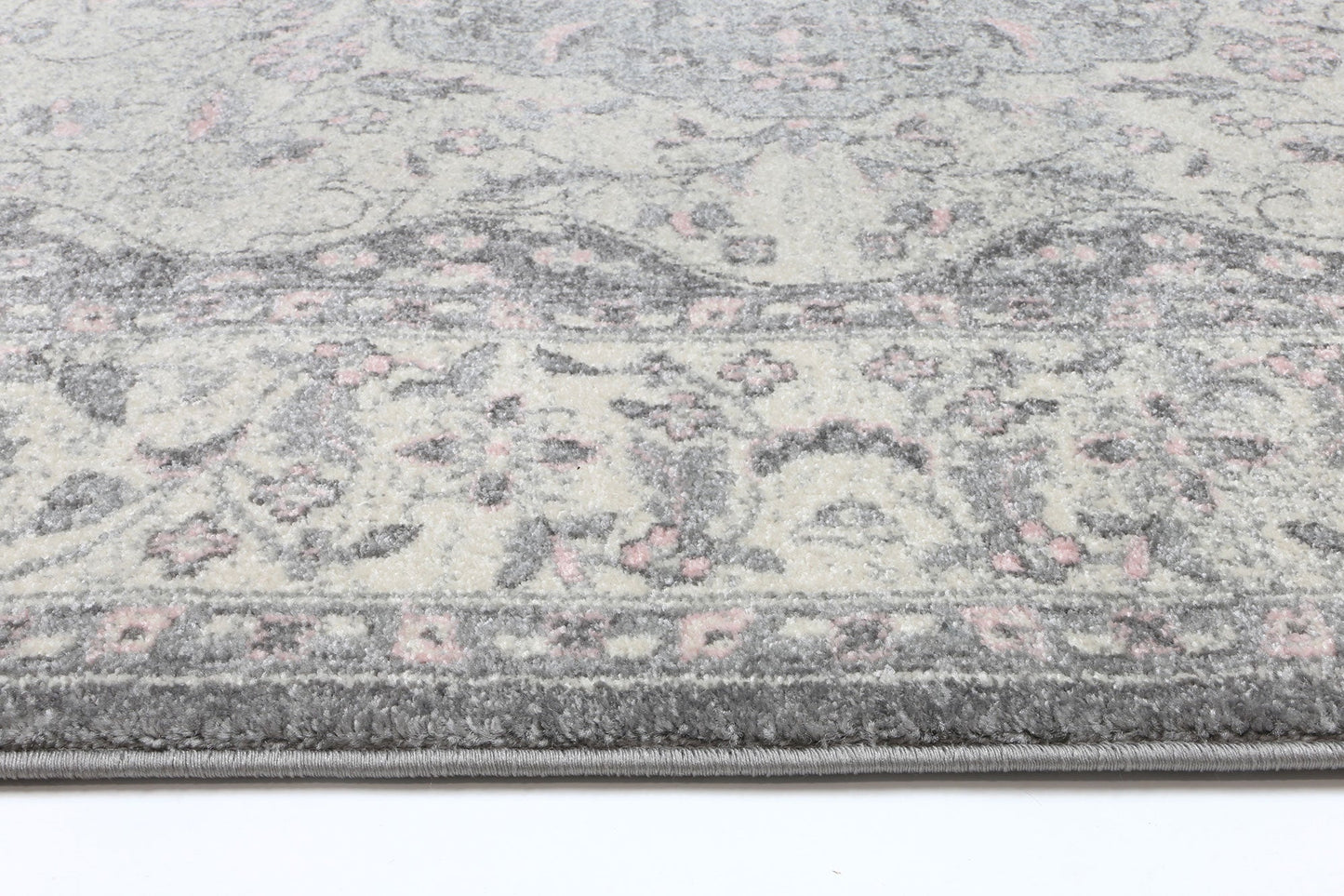 Evadne Traditional Grey Rug