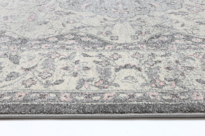 Evadne Traditional Grey Rug