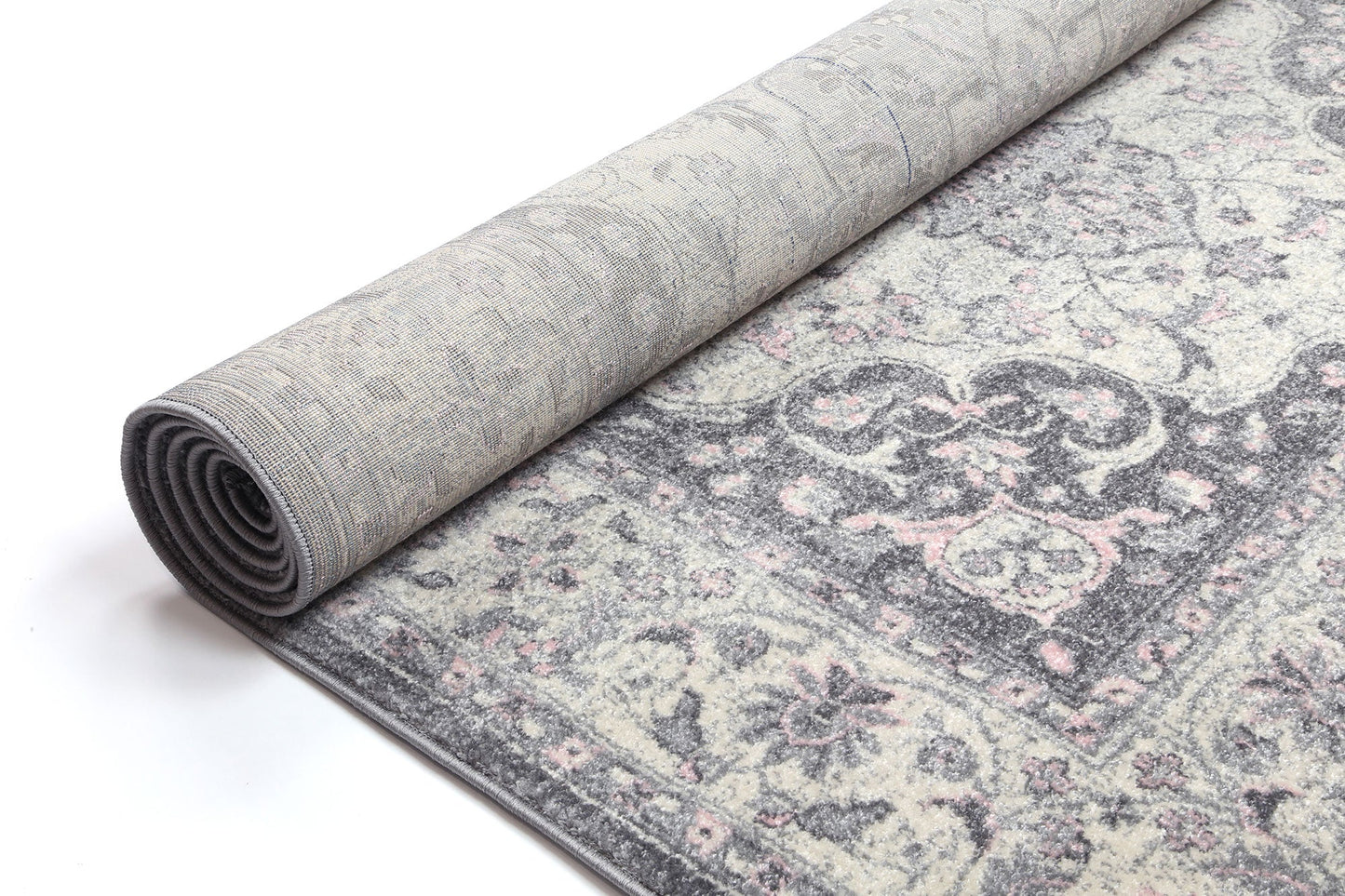 Evadne Traditional Grey Rug