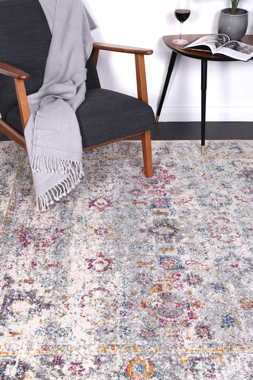Evadne Flowers Multi-Coloured Rug