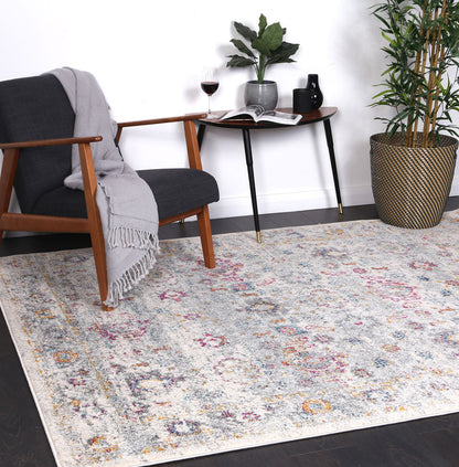 Evadne Flowers Multi-Coloured Rug