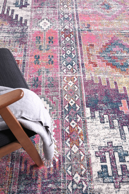 Evadne Ikat Multi Coloured Rug