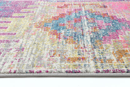 Evadne Ikat Multi Coloured Rug