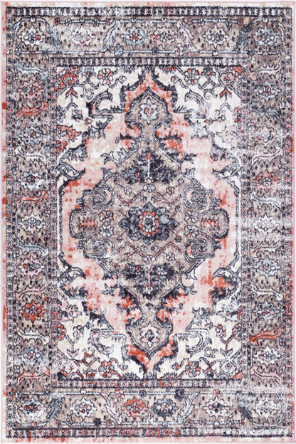 Lorena Pensmore Traditional Beige Rug