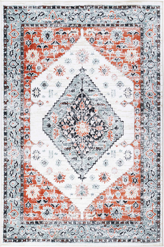 Lorena Witanhurst Traditional Cream Rug