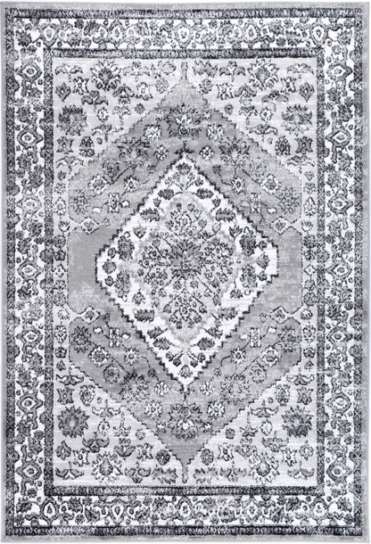Lorena Safra Traditional Grey Rug
