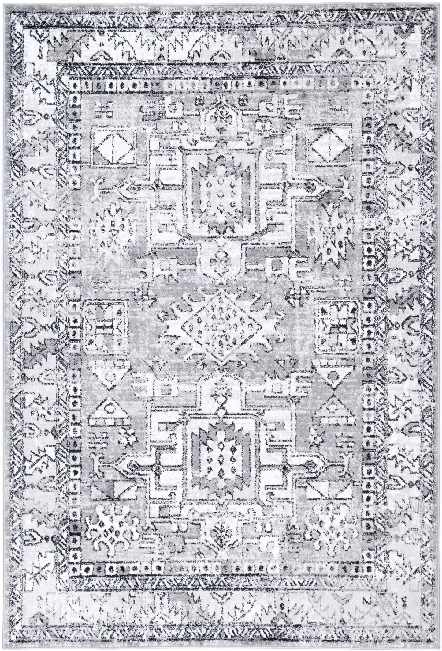 Lorena Willow Creek Traditional Grey Rug
