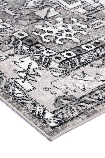 Lorena Willow Creek Traditional Grey Rug