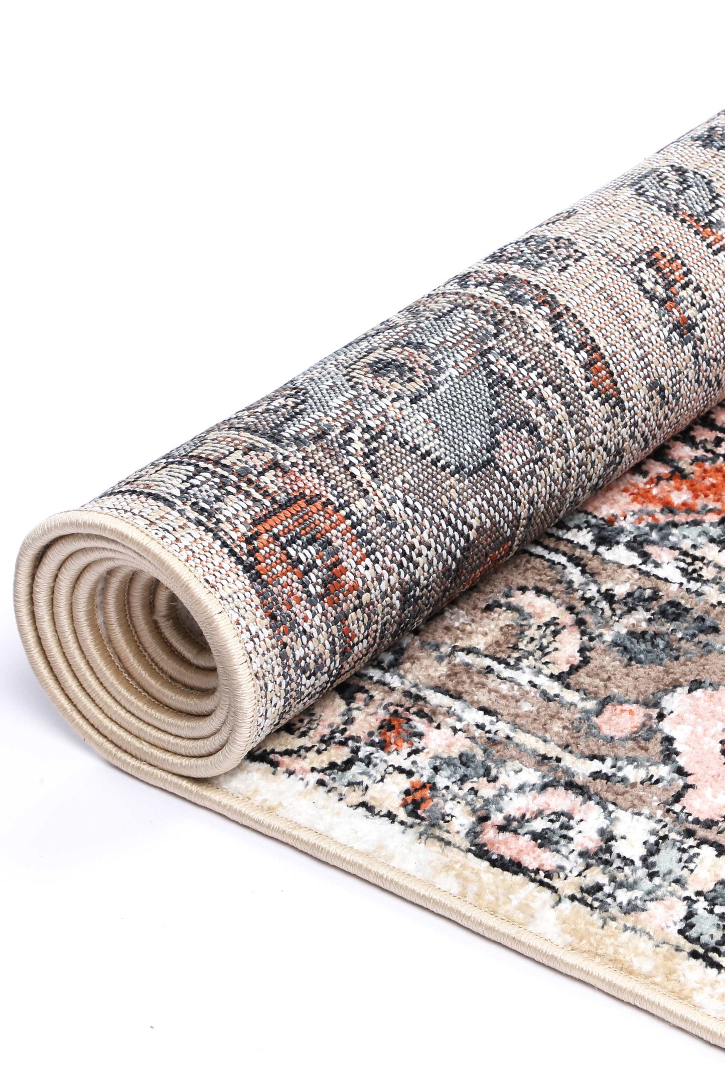 Lorena Stonewall Traditional Beige Rug