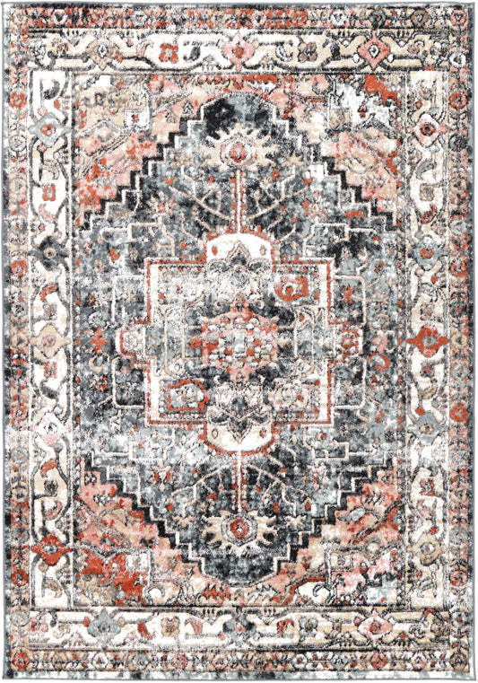 Lorena Padaro Lane Traditional Charcoal Rug