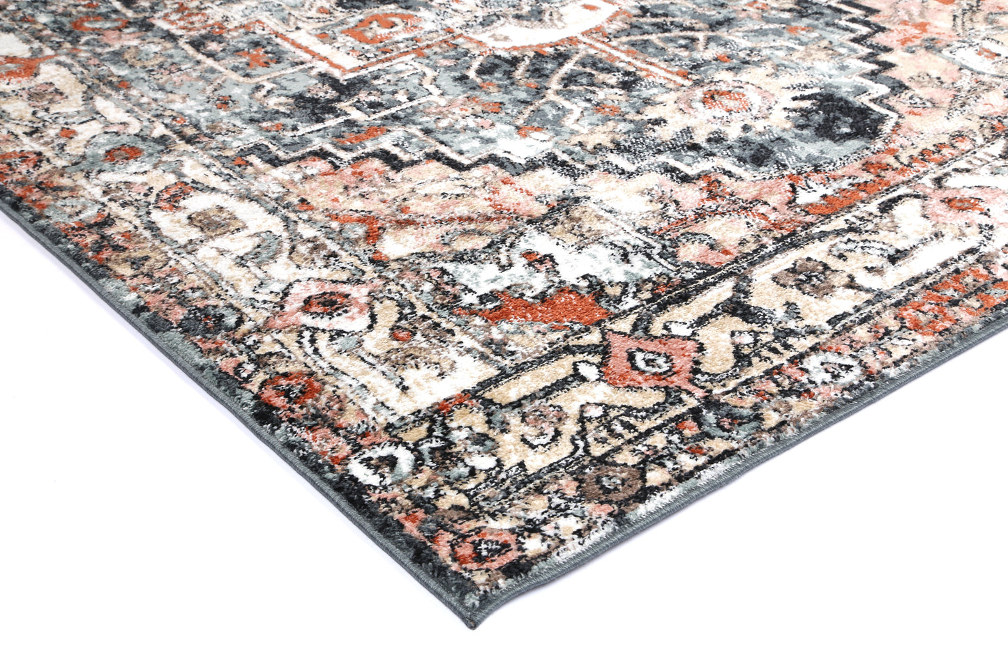 Lorena Padaro Lane Traditional Charcoal Rug
