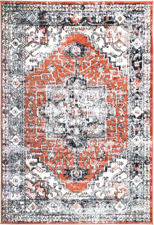 Lorena Atherton Traditional Terracotta Rug