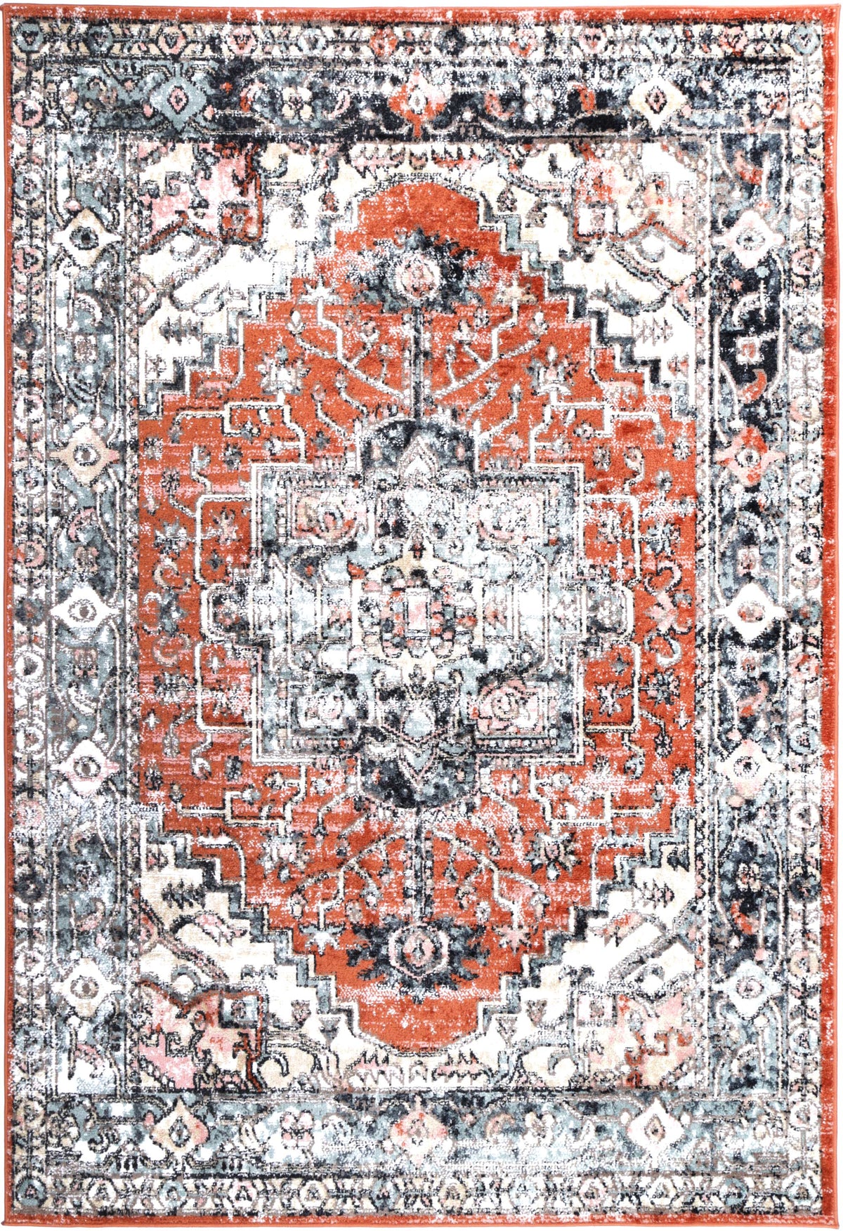 Lorena Atherton Traditional Terracotta Rug