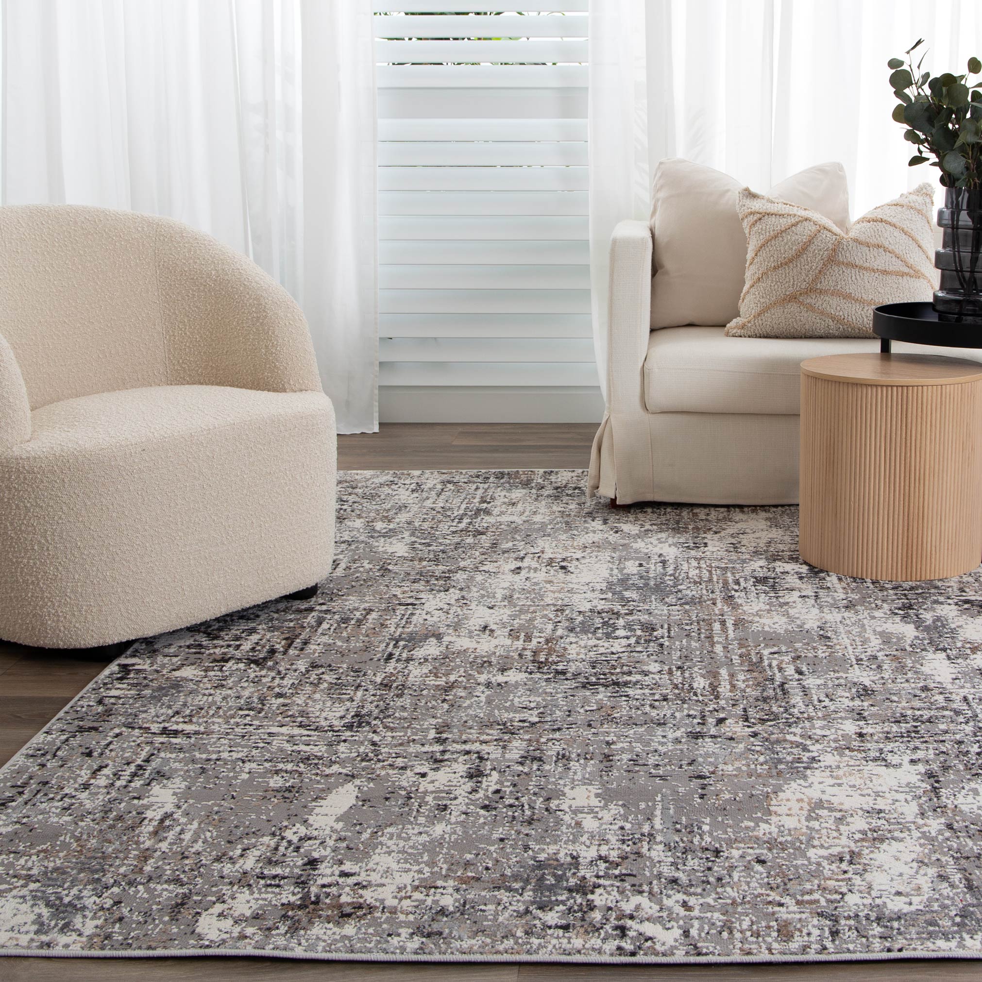 Marcella Grey Modern Rug