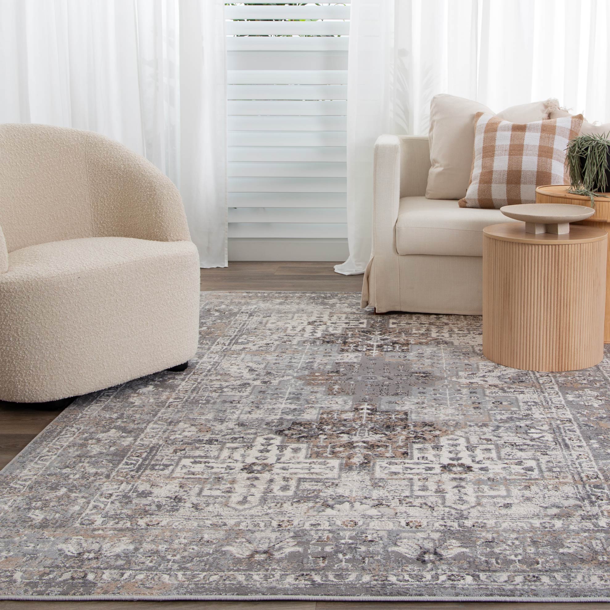 Marcella Grey Oriental Rug