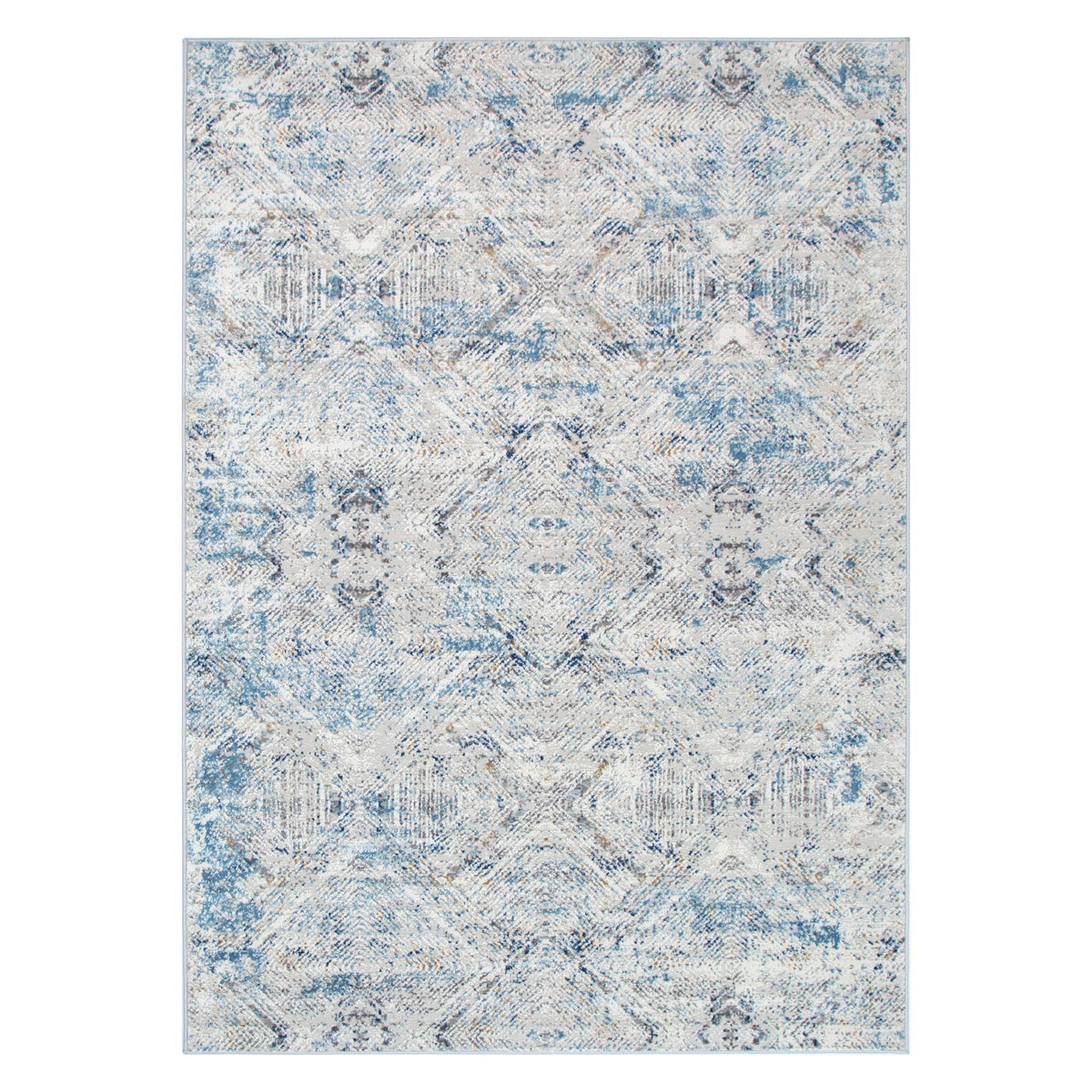Marcella Navy Blue Ikat Rug
