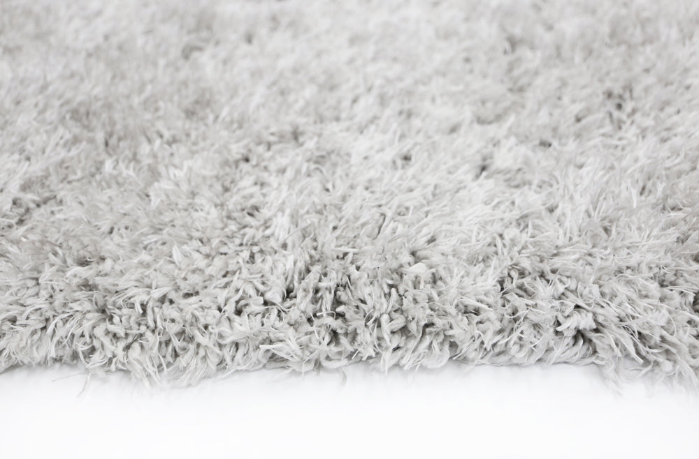 Fiorenza Super Soft Ultra Thick Shag Rug Silver