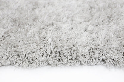 Fiorenza Super Soft Ultra Thick Shag Rug Silver